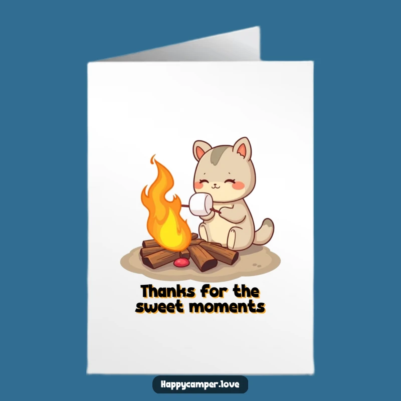 Free Printable Thank You Card: Marshmallow Animal - Funny Downloadable Gratitude!